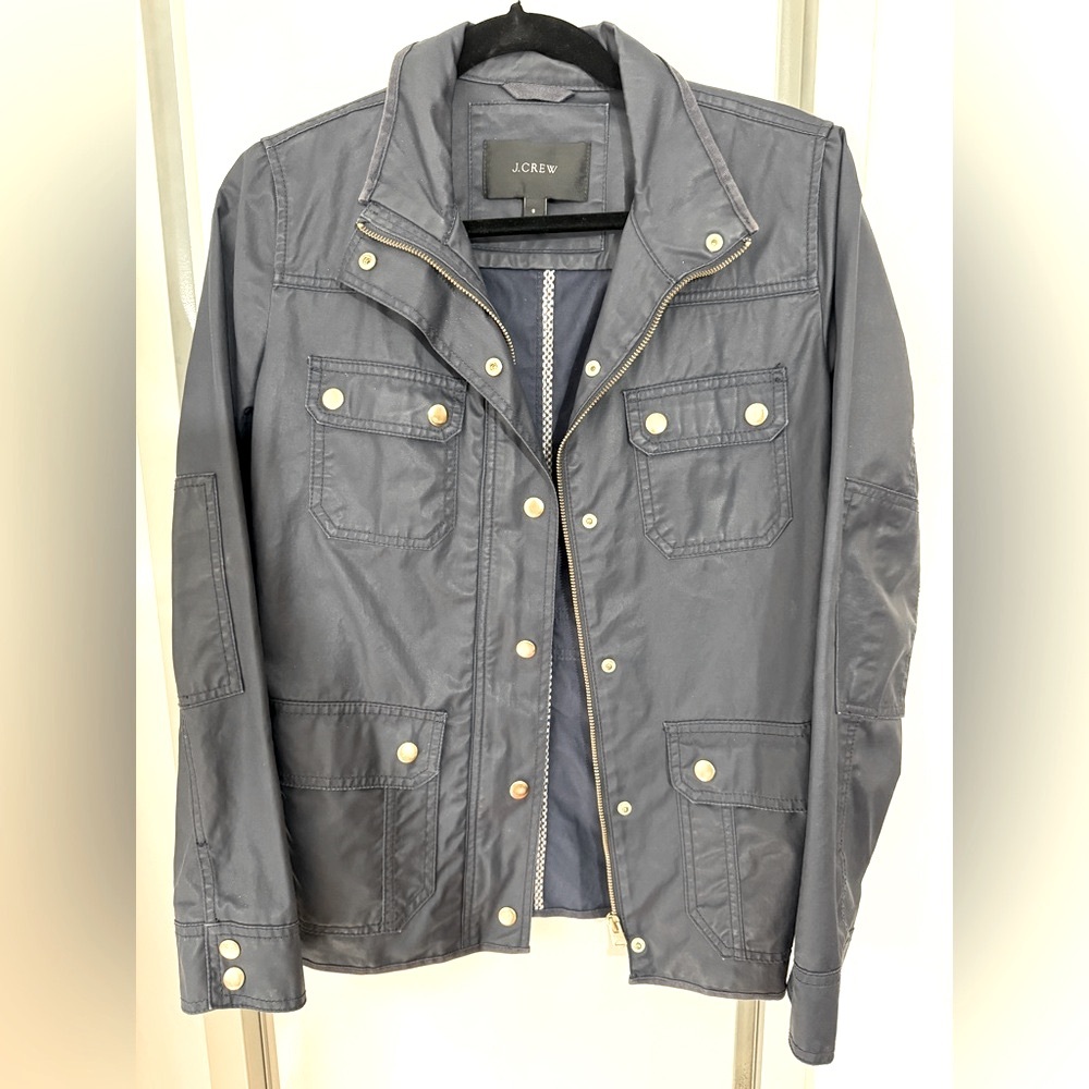 J. Crew Downtown Field Jacket Navy Small